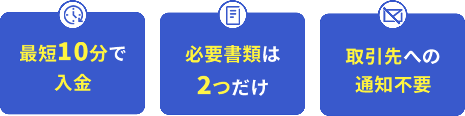 解決の3つの特徴ブロック